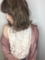 エムサロン 前橋川原(emusalon)&nbsp;外国人風ラフウェーブ×ハイライト