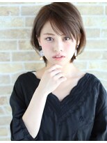 ビューイースト 亀戸 錦糸町(VIEW EAST)&nbsp;耳かけピアスが似合うショートボブヘアスタイル☆