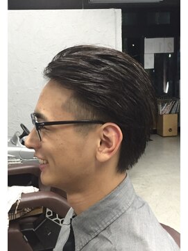 ヒロギンザ 浜松町店(HIRO GINZA) 七三オールバック<ヒロ銀座/メンズ/理容室/浜松町>