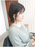 お客様stlye☆切りっぱなし外はねボブ