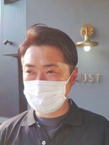 ルストヘアーワークス(LUST hair works) 七三分けツーブロック