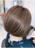 ナチュラルボブ（アッシュブラウン）[ラウラ/北千住]