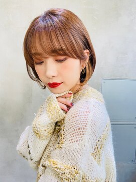 シエナ 渋谷(Siena) Siena20代30代 顔周りレイヤー×イヤリングカラー　渋谷