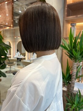 ロンド エスポワール 錦糸町(Lond espoir) 【柴田】グレージュカラー ボブウルフ黒髪ココアベージュ
