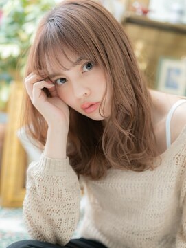 カバーヘア イヴ 戸頭店(COVER HAIR EVE) シースルーバング外国人風小顔大人ハイライトc5戸頭20代30代40代