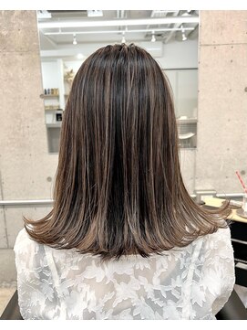 レテ(LETE) ケアブリーチで透明感カラー/育てるベージュ/バレイヤージュ