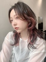 ココ 原宿(KOKO)&nbsp;#インナーカラー#ピンクブラウン#セミディ＃こなれミディ