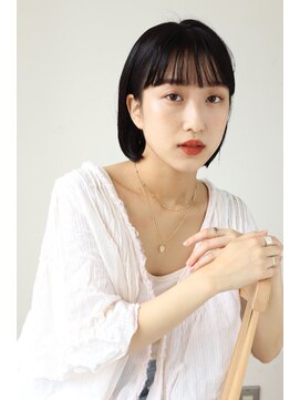 ヘアーアンドメイク エクリ 不動前店(Hair&Make equri) ナチュラルボブスタイル