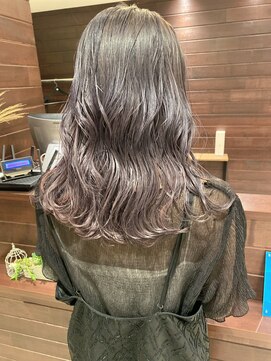 ジャム(Jam) 切りっぱなしロブ×まろやかグレージュカラー★中村大輔