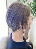 マットベージュ*ショートボブ