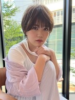 ジアン バイ ミルボン NU茶屋町+(GIEN by milbon)&nbsp;大人ショート/まろやかブラウン/透明感/20代30代40代50代