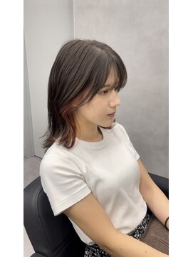 ファイブバイジエクト 堀江(FIVE by The Ect) オレンジカラー　ピンクオレンジ　ピレンジ　インナーピンク