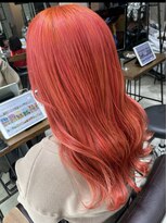 フェリア 渋谷(Feria)&nbsp;【Feria 渋谷】ケア剤使用Wカラー×コーラルピンク "Tsuyuki"