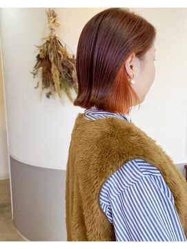 ナズル(nuzzle) ボブxオレンジ