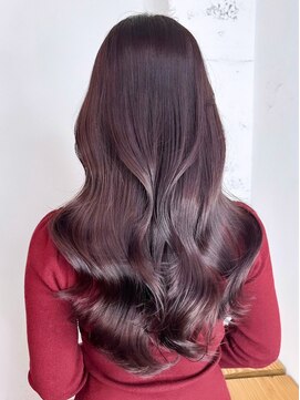 アイティーバイアルバム 下北沢店(IT by ALBUM) ミルクティーピンクベビーピンクレイヤーロング美髪_ba492741