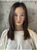 【徳岡】セミロング レイヤーカット シャギーレイヤー