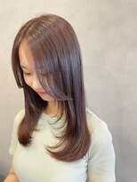 アチーブリス(achieve Liss)&nbsp;小顔フェイスレイヤー透明感オレンジブラウンカラー20代30代40代