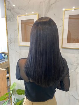 ジーナ 船橋(Zina) 髪質改善＊ロングレイヤーグレーベージュ＊美髪【Zina船橋】