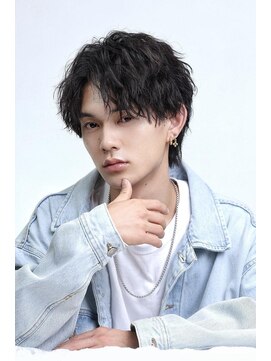 リップス 大宮(LIPPS) ツイスパセンターパート縦落ちツイストスパイラル