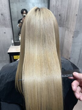 ピリオド 赤坂(Period.) ブロンドヘア×髪質改善