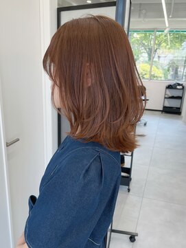 シキ サカイテン(SHIKI) 髪質改善カラーで収まりも良い☆動きもあるミディアムスタイル♪