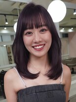 アミー 駒澤(Ammy komazawa)&nbsp;ミディアム/レイヤーカット/ハッシュカット/お顔周りカット