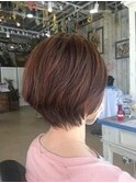 ナチュラルショートボブ
