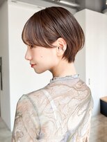 アルバム 新宿(ALBUM SHINJUKU)&nbsp;ショートおくれ毛前髪カットミルクティー_F0316