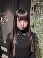 ルフレ 新宿本店2nd(Reflet)&nbsp;「manabu」ホワイトピンクインナーカラー