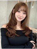 オリーブグレー/韓国レイヤーカット/マロンベージュ/黒髪/札幌