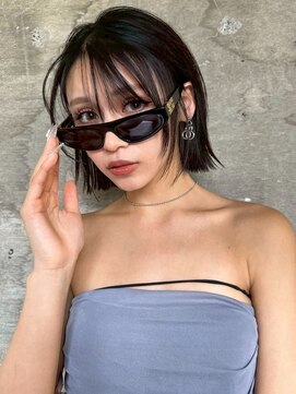 サイン 表参道(SIGN) 韓国へアグレージュカラーブリーチ無し髪質改善透明感カラー