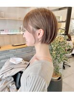 サンドパールス 仙台店(sand PALCE) 髪質改善/大人ガーリー/似合わせカット/ショートボブ前髪/仙台