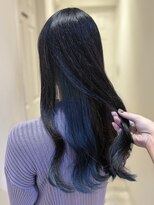 フーバイケンジ(fuu + KENJE) さりげないインナーカラーで楽しむブルーカラー/mai