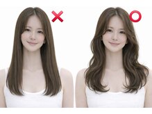 【骨格ナチュラル】スタイリッシュな体型を和らげる柔らかさ＆無造作ウェーブ◎