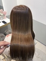 デュノヘアー 神戸三宮店(DUNO hair)&nbsp;クオライン縮毛矯正×ベージュカラー