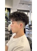 毛流れフェードカット【立川メンズ】