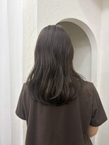 ヘアーアイスカルテット(HAIR ICI QUARTET)&nbsp;ブリーチなしカラー/オリーブベージュ/透明感/レイヤー
