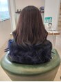 アグ ヘアー ラジアン 赤羽店(Agu hair radian)&nbsp;毛先にグラデーションカラーで大人かわいく！ブルベリーカラー☆