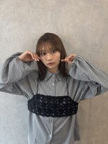 ソレイユバイエルズ(soleil by ailes)&nbsp;ミディアムレイヤー×ブラウンカラー
