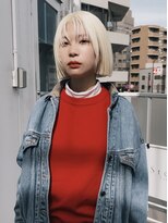 スティードアウェーク 立川北口店(Steed AWAYKE)&nbsp;A line BOB / blond【AWAYKE/SteedAWAYKE/立川】