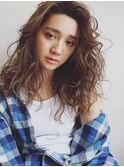 大人の為のリラックス感あるバレイヤージュスタイル＊ハイライト
