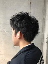オッソ(OSSO)&nbsp;くせ毛風パーマコンマヘアかき上げヘア