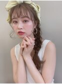 Emma  ecole おくれ毛可愛い♪三つ編みヘアアレンジ by.高橋