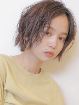 アグ ヘアー メロウ 水戸店(Agu hair mellow) 《Agu hair》無造作ウェットボブ
