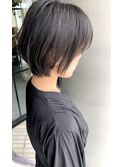 大人の黒髪ショートボブ★