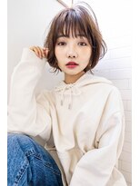 クラン(clan) 前下がりボブ/モテ髪カタログ/小顔に見せるヘア/前髪カット