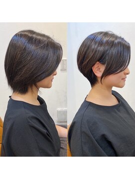 トゥーナ 表参道(tona) 20代30代40代50代60代ショコラベージュ ボブルフ ベビーバング