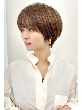 ミチオ ノザワ ヘアサロン ギンザ(Michio Nozawa HAIR SALON Ginza) 似合わせカット×大人丸みショートボブ【瀧上丈司】