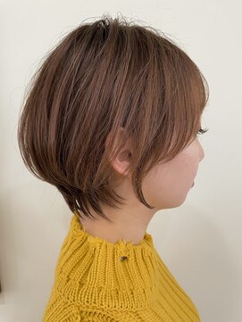 コルク バイ マグ 松本駅前(COLK by Mag) 20代30代大人可愛い小顔ボブ前下がりショートハイライト