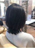 アッシュカラーxナチュラルレイヤー